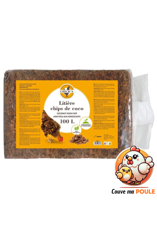 Chips de Coco - 100 Litres