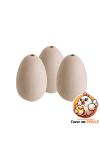 Oeufs Factices - Lot de 3