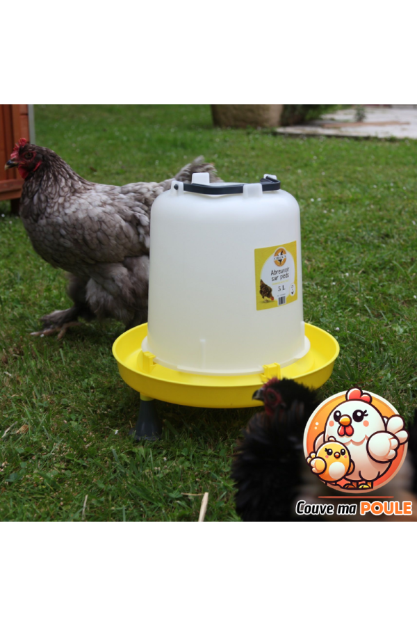 Abreuvoir sur  Pieds - 5L