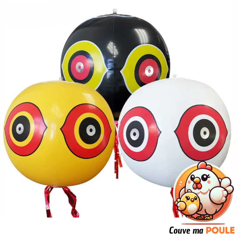 Lot de 3 Ballons Effaroucheurs