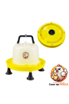 Abreuvoir Siphon 5L avec Poignée, Pieds et Bouchon