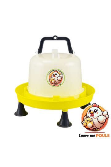 Abreuvoir Siphon 5L avec Poignée, Pieds et Bouchon